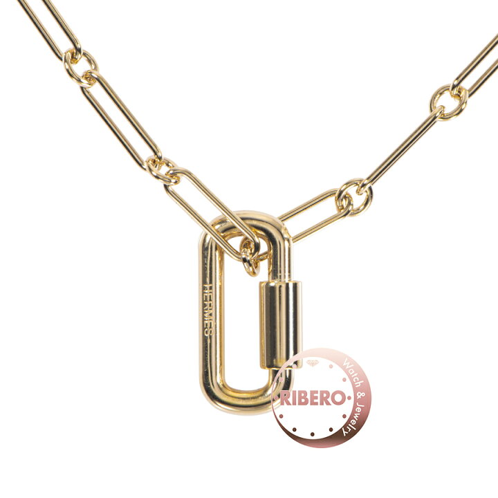楽天市場】HERMES エルメス Curiosite long necklace キュリオジテ 