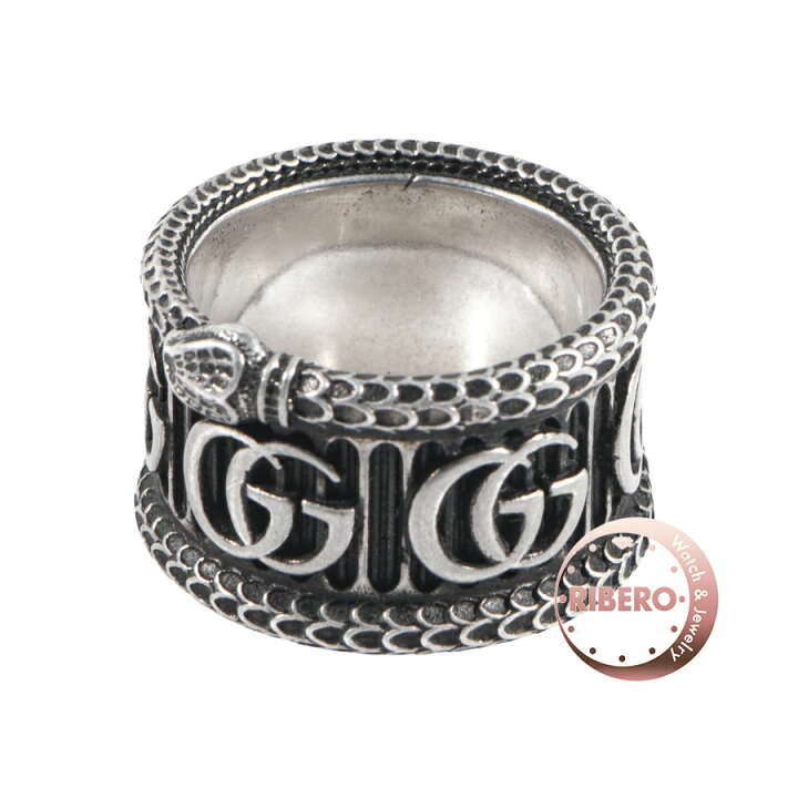 楽天市場】GUCCI グッチ ダブルG シルバー スネーク リング・指輪 15号  