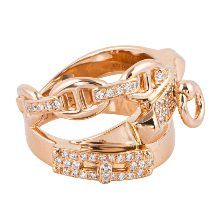 楽天市場】HERMES エルメス アルシミ リング・指輪 14号 ピンク  