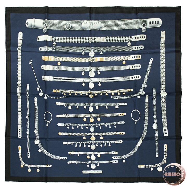 楽天市場】HERMES エルメス カレ90 Le Tresor de Medor トレゾール  
