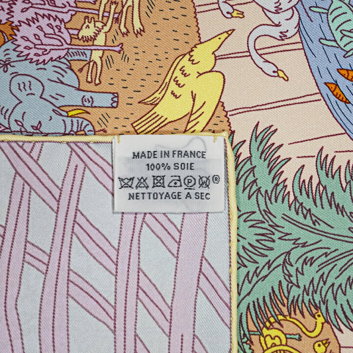 楽天市場】HERMES エルメス カレ90 Le Carnaval des Animaux 動物の 