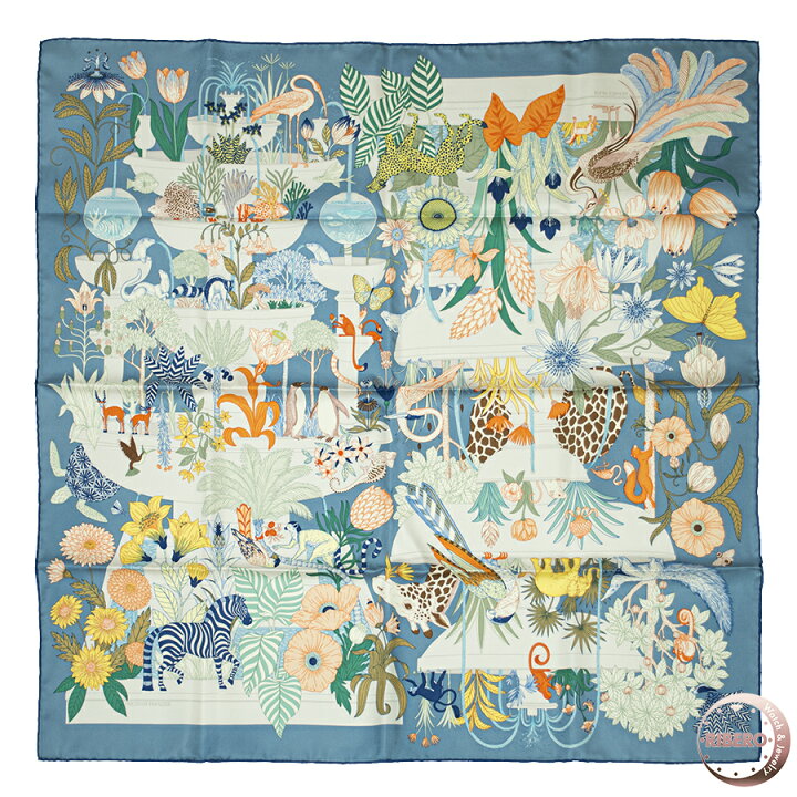 楽天市場】HERMES エルメス カレ90 Precious Paradise プレシャス  