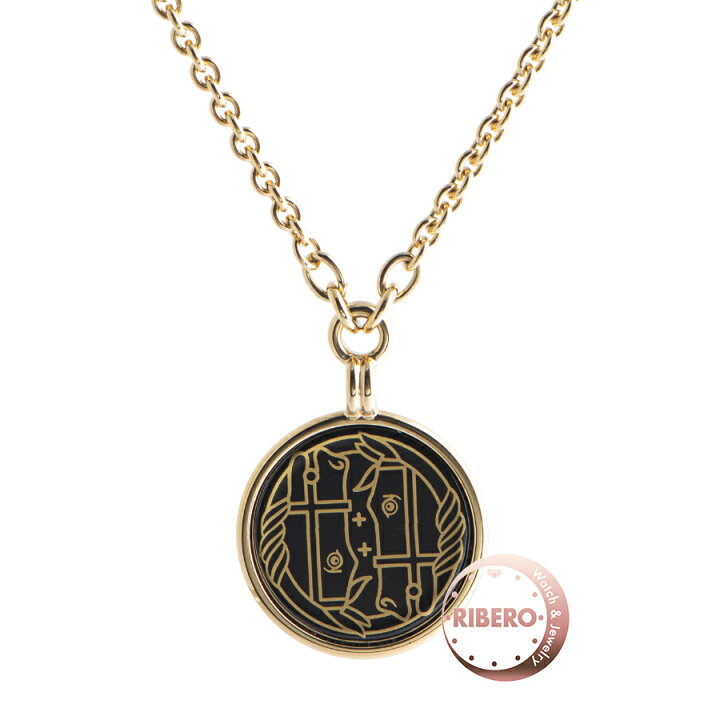 HERMES メダイユネックレスpm ゴールド