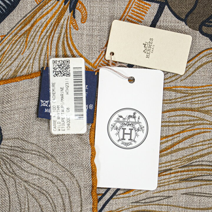 楽天市場】【未使用】HERMES エルメス カレ 100 《Wild Rhythm  
