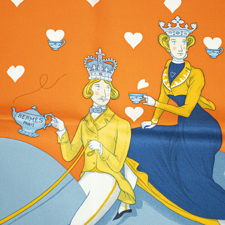 楽天市場】HERMES エルメス カレ70 Tea Time（ ティータイム） 943782S 