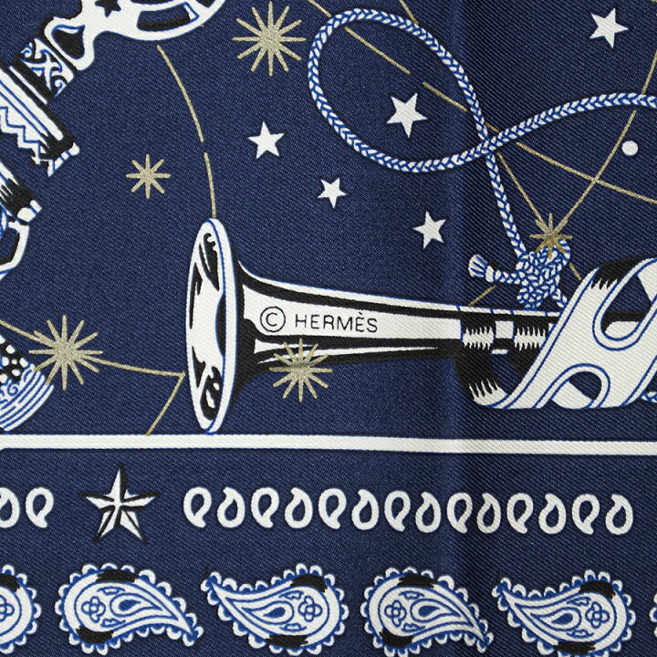 楽天市場】【未使用】HERMES エルメス Chorus Stellarum Bandana  
