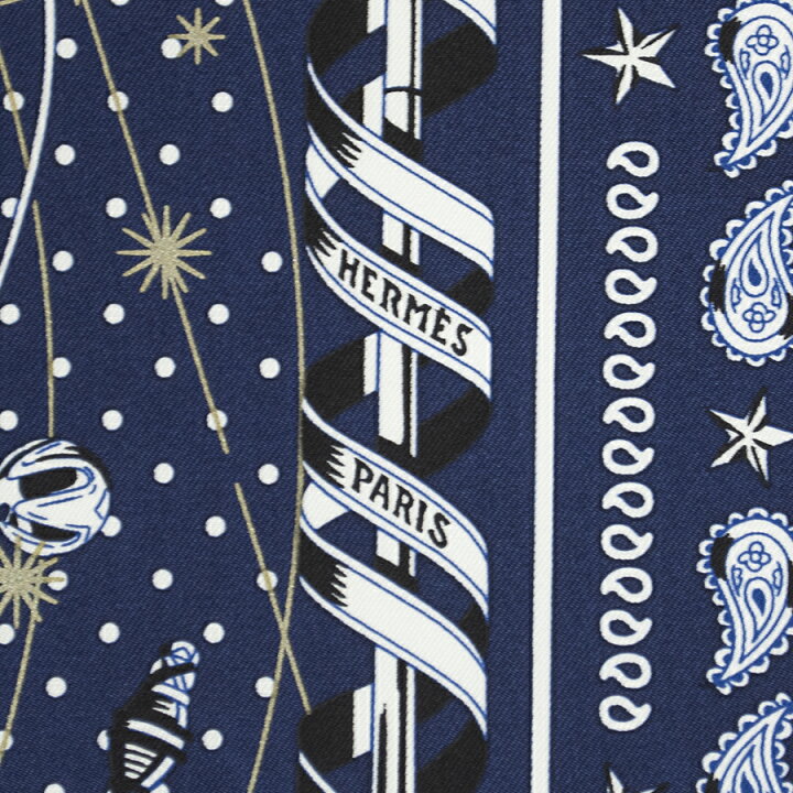 楽天市場】【未使用】HERMES エルメス Chorus Stellarum Bandana 