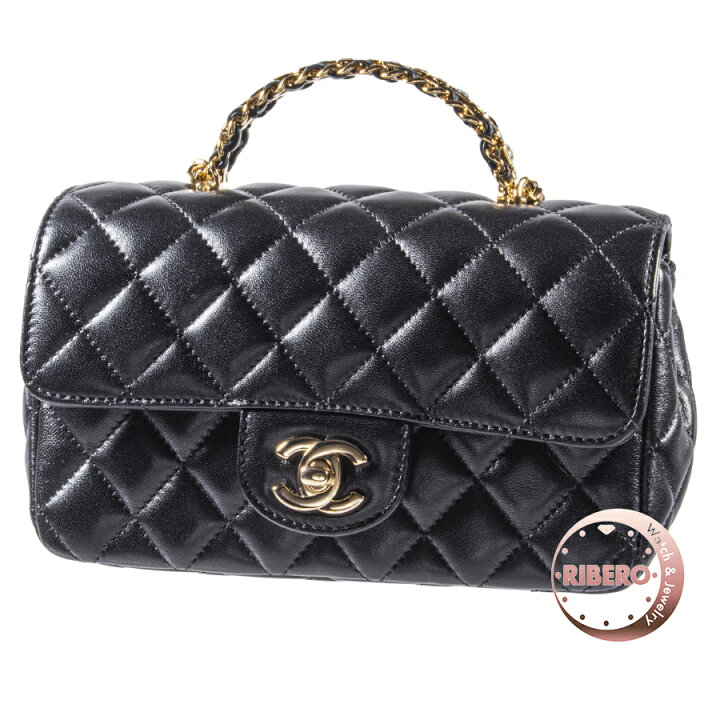 楽天市場】【未使用】CHANEL シャネル マトラッセ トップハンドル ミニ  