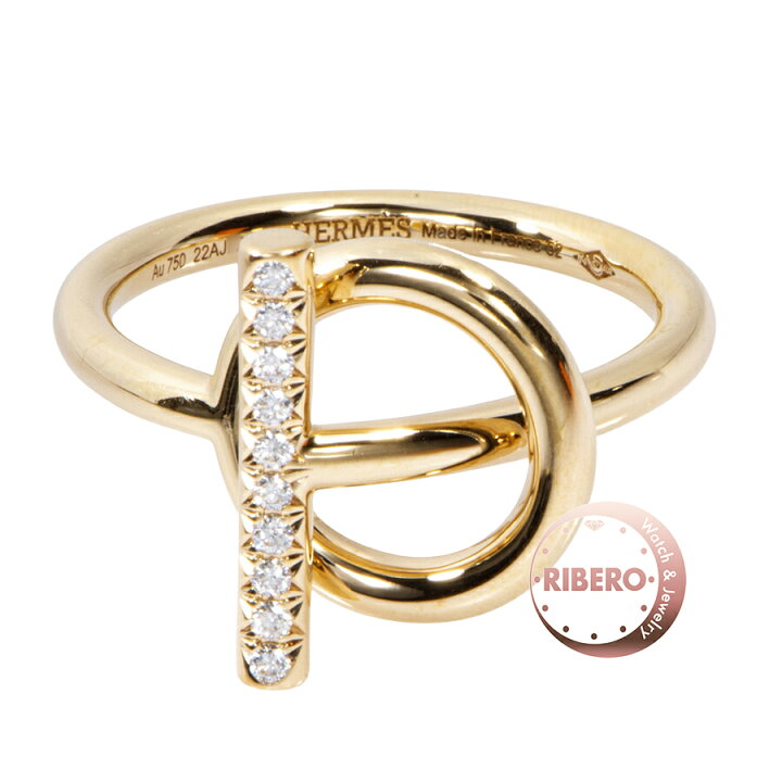 楽天市場】HERMES エルメス リング 《エシャペ》 PM H219691B 00052  