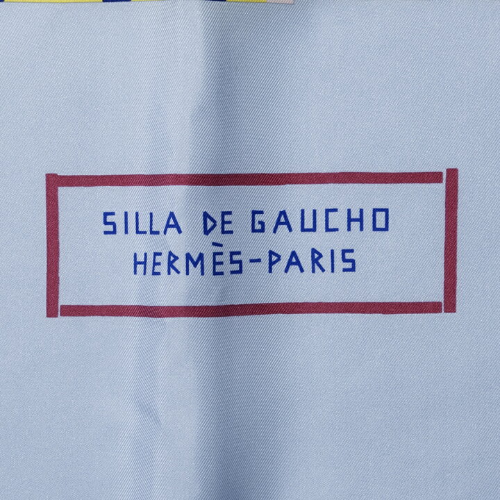 楽天市場】HERMES エルメス カレ90 Silla de Gaucho ガウチョの鞍 