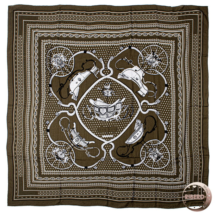 楽天市場】HERMES エルメス カレジェアン Springs Bandana 