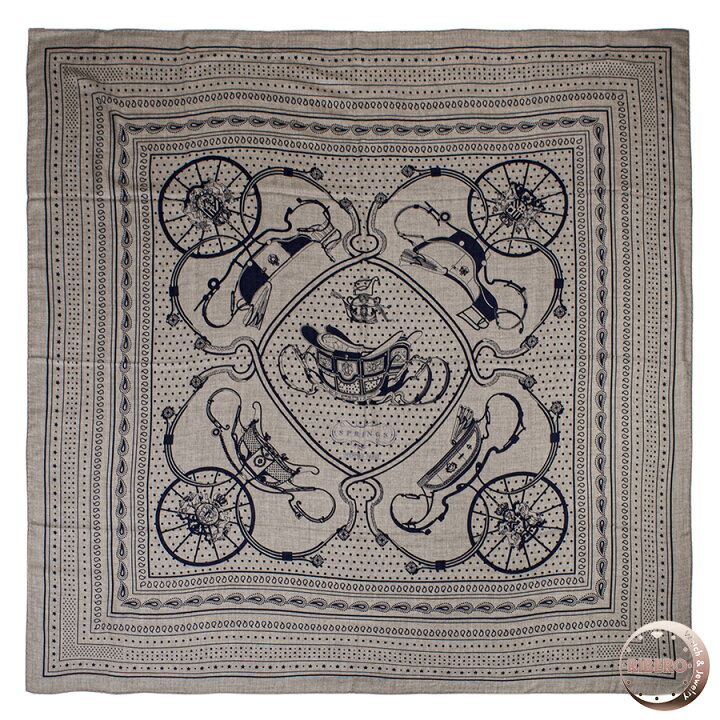 楽天市場】HERMES エルメス カレジェアン Springs Bandana 