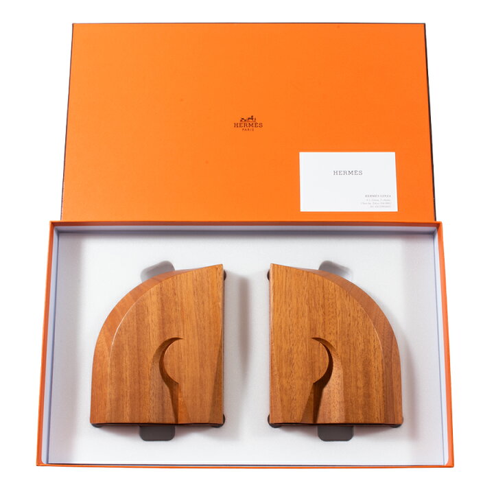 楽天市場】HERMES エルメス ブックエンドセット アルザン H313104M 01 