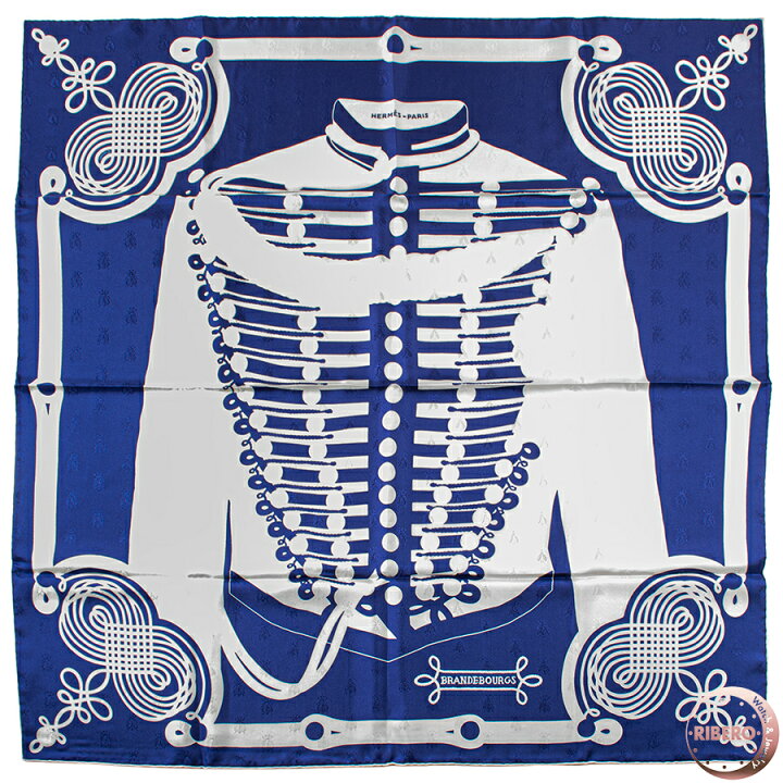 楽天市場】HERMES エルメス カレ90 Brandebourgs Tattoo