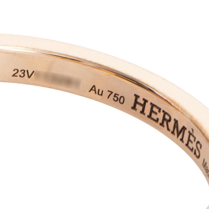 楽天市場】HERMES エルメス リング《シェーヌ・ダンクル・コントゥール  
