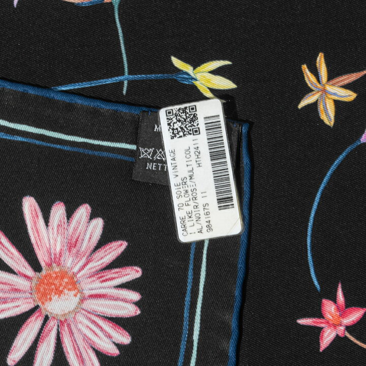 楽天市場】【未使用】HERMES エルメス カレ70 I Like Flowers アイ  