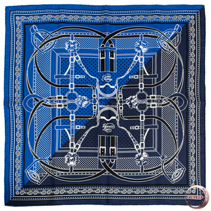 楽天市場】HERMES エルメス カレ55 Grand Manege Bandana グラン 