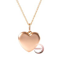 TIFFANY&Co. ティファニー ハート ロケット ネックレス ペンダント K18PG ピンク ゴールド【中古】