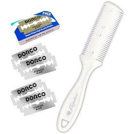 ＼店内全品★P10倍！／【楽天1位】爽快ムダ毛カット すきカミソリ スキカミソリ 替刃10枚付き 剃刀 メンズ レディース 男性 女性 ヘアトリマー コーム スキバサミ ボディ 全身 ムダ毛 体毛 スネ毛 腕 脚 足 脱毛 除毛 ギフト