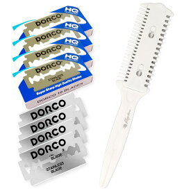 ＼店内全品★ポイント10倍！／【楽天1位】新型 爽快ムダ毛カット すきカミソリEX スキカミソリ 替刃40枚付き 剃刀 メンズ レディース 男性 女性 ヘアトリマー コーム スキバサミ ボディ 全身 ムダ毛 体毛 スネ毛 脇毛 VIO 腕 脚 足 脱毛 除毛