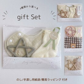 出産祝い ギフトセット プチギフト 防水スタイ 靴下 歯固め 星 巾着 くま ベビーソックス くつ下 誕生日プレゼント 赤ちゃん ベビー 新生児 女の子 男の子 くすみカラー ナチュラル コットン シンプル かわいい メール便 予算1000円 予算2000円