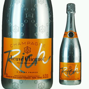 ヴーヴクリコ リッチ 750ml 箱なし 【シャンパン ブーブクリコ ワイン シャンパーニュ ギフト お酒 スパークリング 高級シャンパン シャンペン プレゼント 酒 洋酒 誕生日プレゼント お父さん 宅飲み 敬老の日 敬老 結婚祝い 内祝い】【ワインならリカオー】