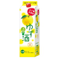 [大容量] 女子美酒部 ゆず酒 8度 2000ml 箱なし パック リキュール 2L ユズ 柚子【ホームパーティー 柑橘…