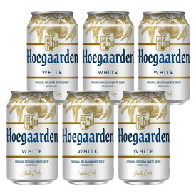 [バラ6缶] ヒューガルデン ホワイト 5度 330ml×6本 缶 ビール 輸入ビール 海外ビール 【 酒 缶ビール ベルギービール 海外 お酒 ベルギー ビール缶 家用 パック 宅呑み ホワイトビール 晩酌 飲み会 ホームパーティー 宅飲み 】【ワインならリカオー】