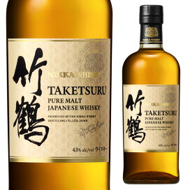 楽天市場】[正規] 竹鶴 ピュアモルト 43度 700ml 箱なし 国産 ニッカ 