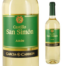 カスティーリョ サン シモン 白 750ml 箱なし スペイン 白ワイン アイレン [ワンコイン]【ワインならリカオー】