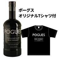 [Tシャツ付] ザ ポーグス 黒 アイリッシュ ウイスキー 40度 700ml 箱なし ウィスキー アイルランド【 お…