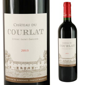 [訳有] シャトー デュ クールラ 2015年 750ml 箱なし 赤ワイン フランス リュサック サンテミリオン