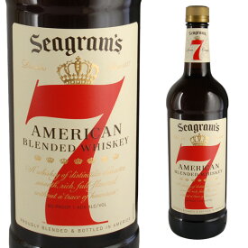 [大容量] シーグラム セブンクラウン 40度 1000ml アメリカンウイスキー ブレンデッド【ワインならリカオー】