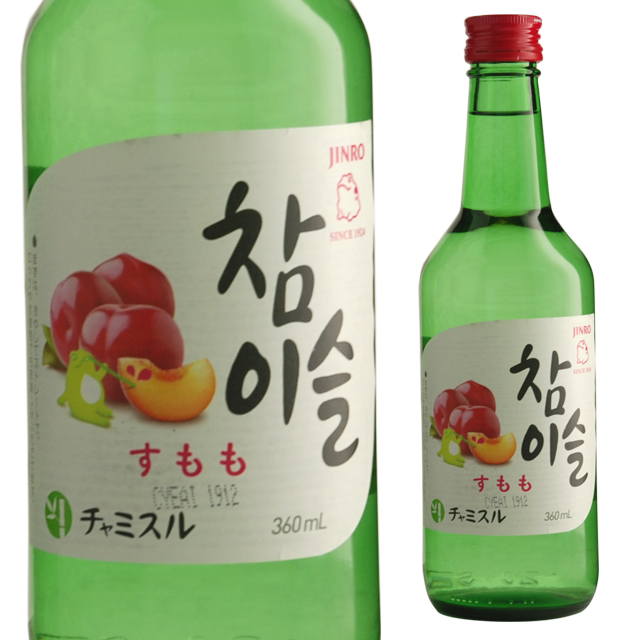 休日 ジンロ 360ml すもも JINRO チャミスル 13° 韓国酒、マッコリ