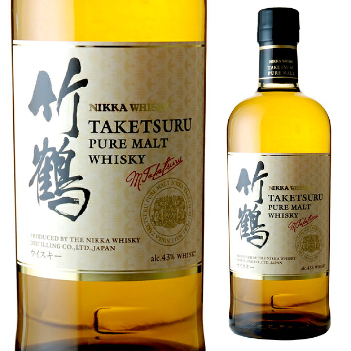 楽天市場】[逆輸入] 竹鶴 ピュアモルト 43度 700ml 国産 ニッカ 