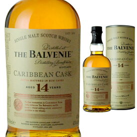 [円筒] バルヴェニー 14年 カリビアンカスク 43度 700ml スコッチ ウイスキー【 酒 お酒 ウィスキー スコッチウイスキー スコッチウィスキー ウイスキー プレゼント 洋酒 お祝い クリスマス 冬ギフト bbq ギフト 宅飲み 家飲み 蒸留酒 】【ワインならリカオー】