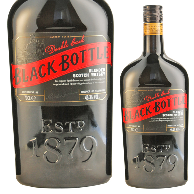 ブラックボトル ダブルカスク 46.3度 700ml 箱なし スコッチ ウイスキー ウィスキー