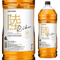 [大容量] キリン 陸 PURE&MELLOW 50度 4000ml 国産 ウイスキー 箱なし 4l ペット 【 ウィスキー お酒 国…