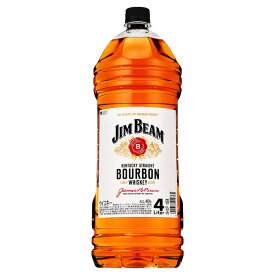 [大容量] ジムビーム 40度 4000ml 4L ウィスキー バーボン 箱なし ペットボトル サントリー 【 お酒 ウイスキー バーボンウィスキー バーボンウイスキー 蒸留酒 美味しいお酒 宅飲み 祝い 家庭用 ひとり呑み 飲み会 ひとり飲み 洋酒 】【ワインならリカオー】
