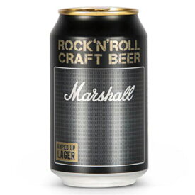 [3缶入BOX×8セット] マーシャル アンプトアップ ラガー 4.6度 330ml×24本 ビールロックンロール クラフト ビール 【 缶ビール お酒 ビール ご当地 自宅 まとめ買い 缶 家飲み 晩酌 内祝い プレゼント 二次会 アルコール 】【ワインならリカオー】