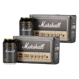 [3缶入BOX×2セット] マーシャル アンプトアップ ラガー 4.6度 330ml×6本 ビールロックンロール クラフト ビール 【 缶ビール お酒 酒 手土産 ビール ご当地 自宅 まとめ買い 缶 ビール缶 飲み会 ホームパーティー 宅飲み 】【ワインならリカオー】