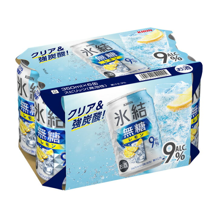 楽天市場】[6缶パック] キリン 氷結 無糖 レモン 9度 350ml×6本 缶 