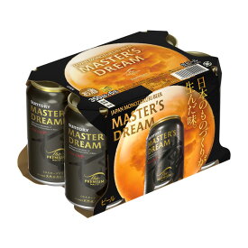 [6缶パック] サントリー マスターズドリーム 5度 350ml×6本 [1月製造] 国産 ビール プレミアム モルツ 【 プレミアムモルツ 国産ビール サントリービール アルコール 飲料 酒 プレモル 飲み会 ホームパーティー 宅飲み 家飲み 】【ワインならリカオー】
