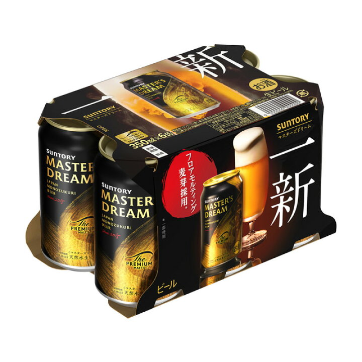 楽天市場】[6缶パック] サントリー マスターズドリーム 5度 350ml×6本 