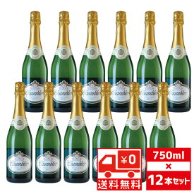 [送無][セット12] シャンブレ 750ml×12本 スパークリングワイン フランス 送料無料【スパークリング ワイン お酒 プレゼント ギフト 酒 誕生日 還暦 ボトル 洋酒 お祝い 内祝い 内祝 退職 結婚祝い 父の日 晩酌 父 お中元 御中元 】【ワインならリカオー】