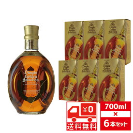 [送無][セット6] ディンプル ゴールデンセレクション 40度 700ml×6本 スコッチ ブレンド [箱入] 送料無料【ウイスキー ウィスキー スコッチウイスキー お酒 ギフト 洋酒 プレゼント ホワイトデー お返し お花見 挨拶 昇進祝い 】【ワインならリカオー】