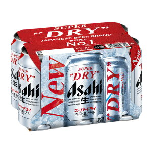 [6�ʃp�b�N] �A�T�q �X�[�p�[�h���C 350ml��×6�{ [8������] �y �A�T�q�X�[�p�[�h���C ���� �r�[�� �ʃr�[�� ����� �Ƒ� �Ɨp �� �p�b�N �ƈ��� �A�T�q�r�[�� ��ۂ� ��l���� �܂Ƃߔ��� �� �N
