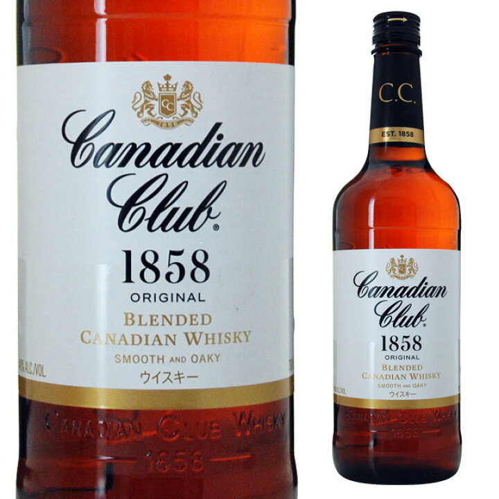 楽天市場】カナディアンクラブ 40度 700ml 箱なし 【 ウィスキー お酒 