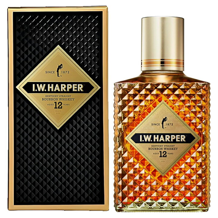 楽天市場】[箱入] IWハーパー 12年 43度 750ml【 ウィスキー バーボン 