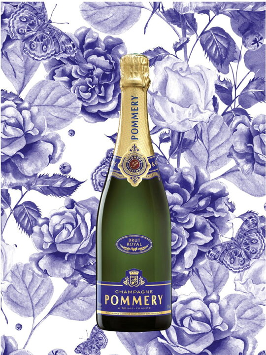 シャンパン ポメリー 750ml シャンパーニュ フランス ブリュット ロワイヤル 家飲み 巣ごもり 正規 白 箱なし 通信販売 ブリュット